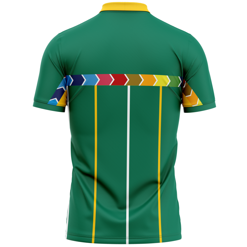 South Africa 1996 ICC World Cup Half Sleeves Cricket Fan Jersey - 100% Dryfit Polyester - With Name Personalisation South Africa 1996 ICC World Cup Half Sleeves Cricket Fan Jersey - 100% Dryfit Polyester - With Name Personalisation